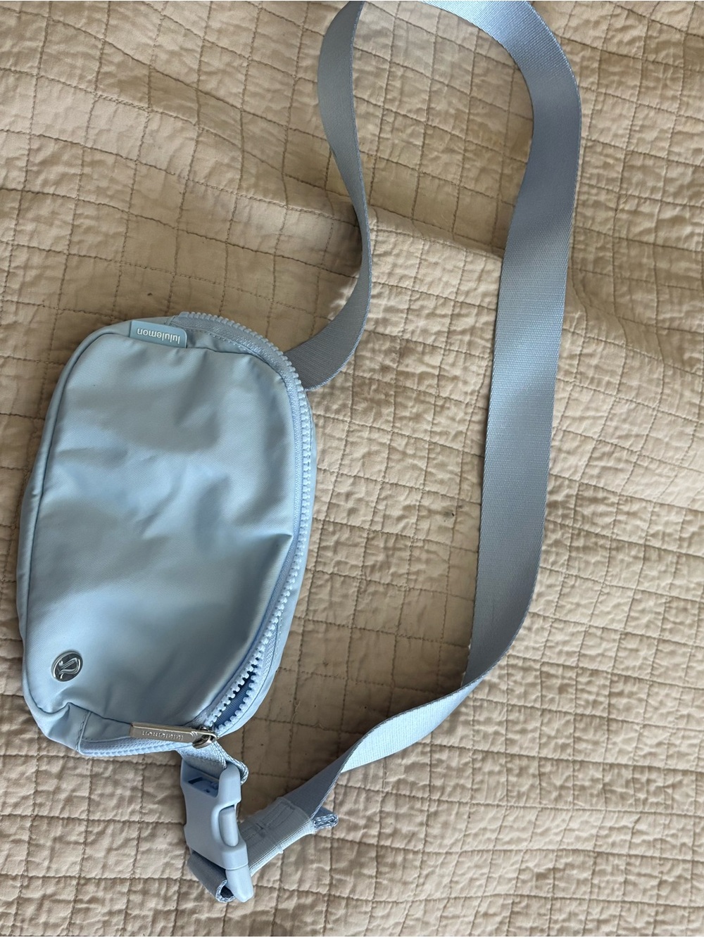 lululemon athletica Light Blue Crossbody Sling Bag